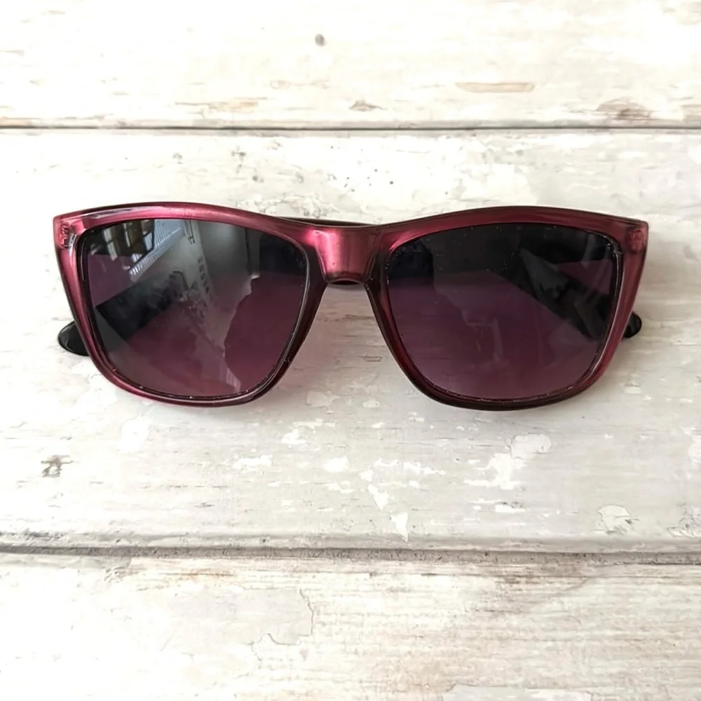 L.E.I. Women’s Maroon Dark Red Kim Purple Sunglasses Lei Brand